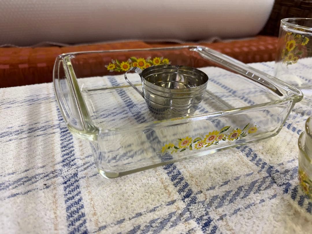 PYREX 耐熱ガラス　小皿　中皿　大皿　ボウル　パイ皿　食器　セット売り