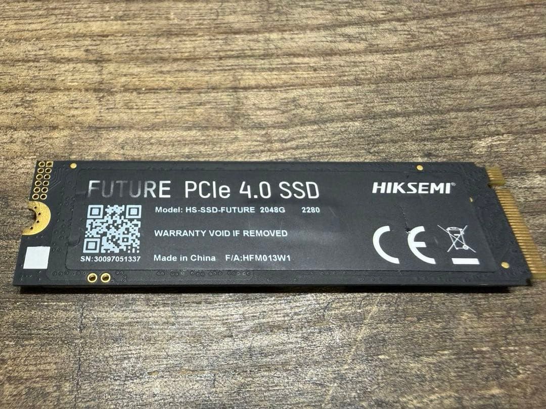 HIKSEMI FUTURE 2TB NVMe M.2 SSD 動作未確認品