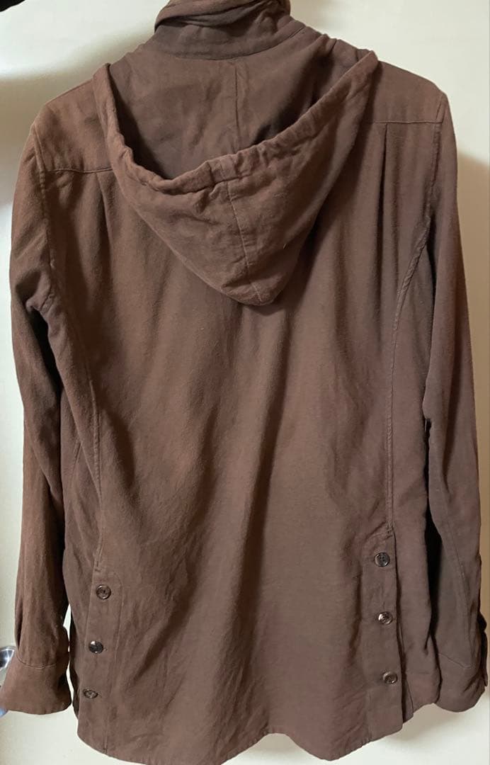 ANN DEMEULEMEESTER フード付き長袖シャツ