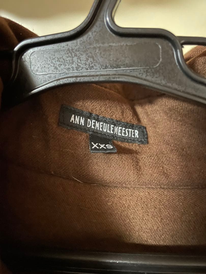 ANN DEMEULEMEESTER フード付き長袖シャツ