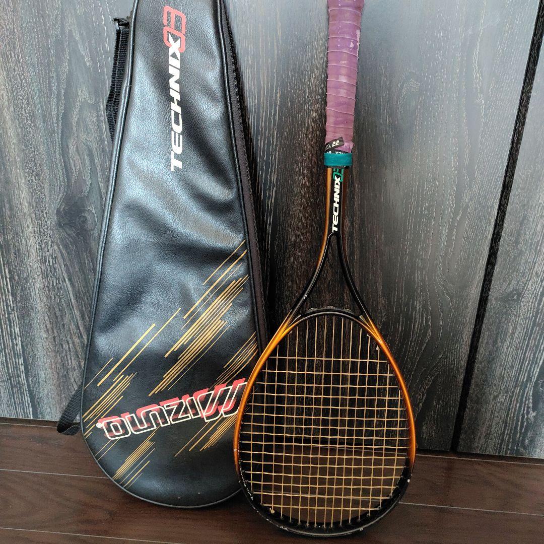 希少品【MIZUNO】TECHNIX 03 ソフトテニスラケット ケース付き