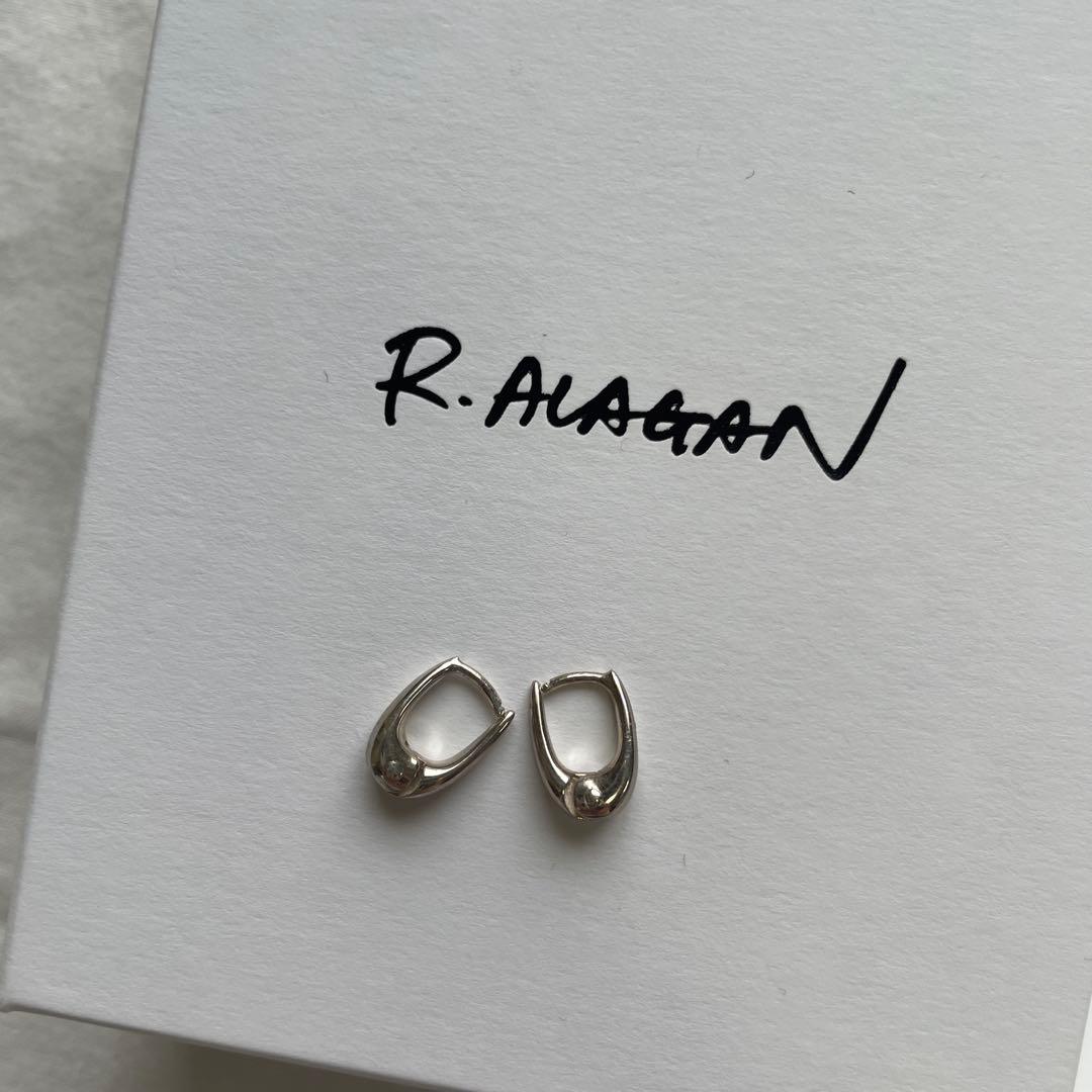 R. Alagan TINY THIN HOOP シルバー