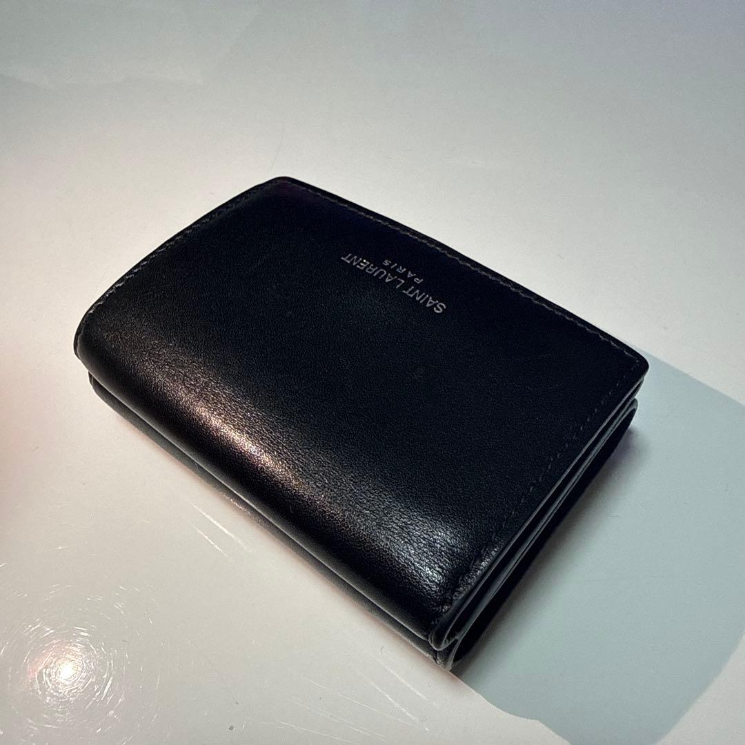SAINT LAURENT サンローラン 三つ折り財布 タイニーウォレット