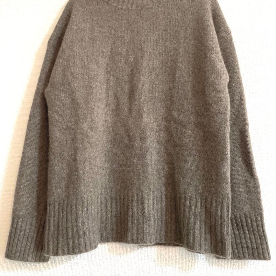 【美品】エトレトウキョウ ニット タートル オーバーサイズ モカ ブラウン F