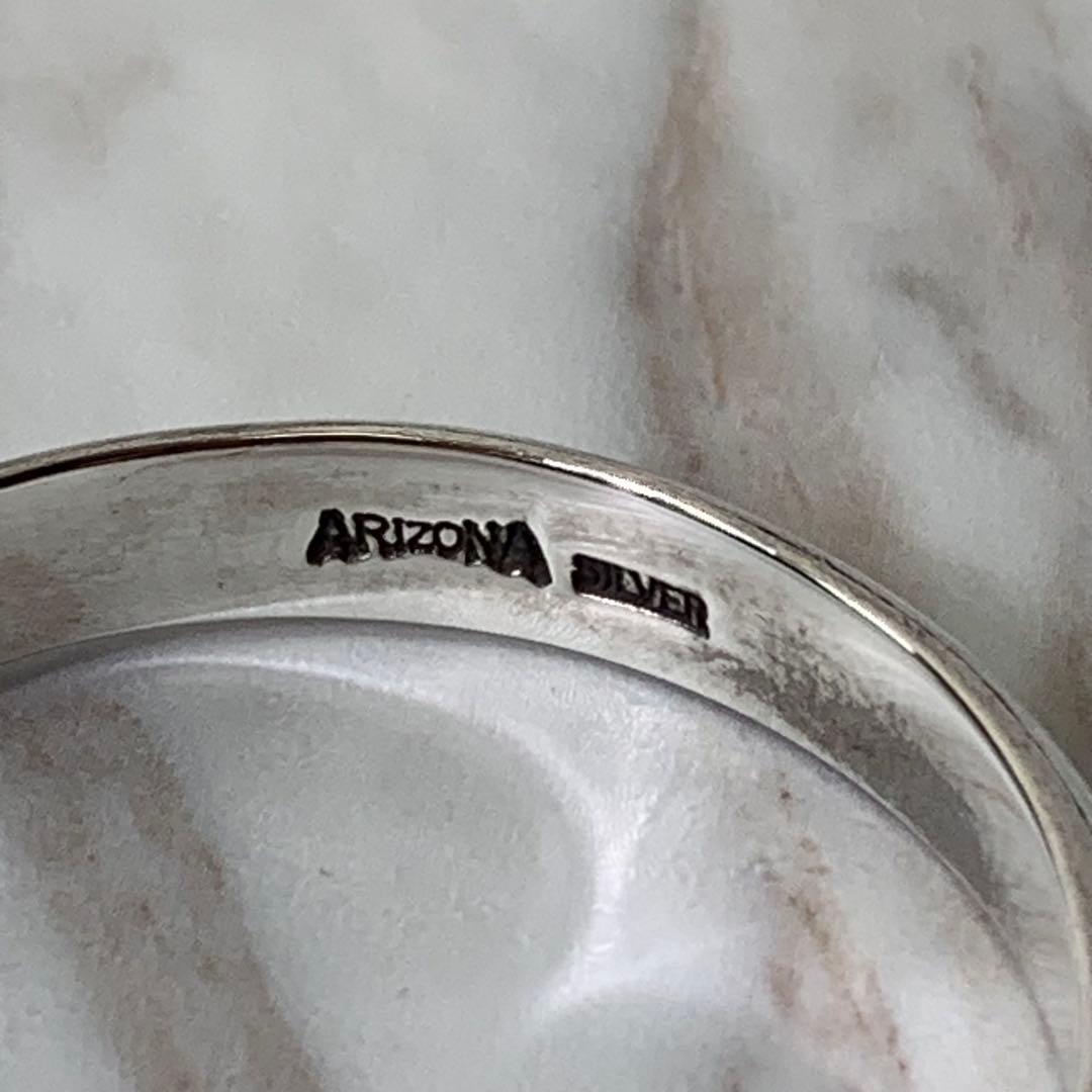 ARIZONA FREEDOM バングル シルバー925 甲丸 太陽神 唐草柄