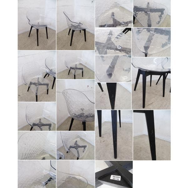 美品■カリガリス■サントロペ■ダイニングチェア■2脚セット■イタリアモダン■