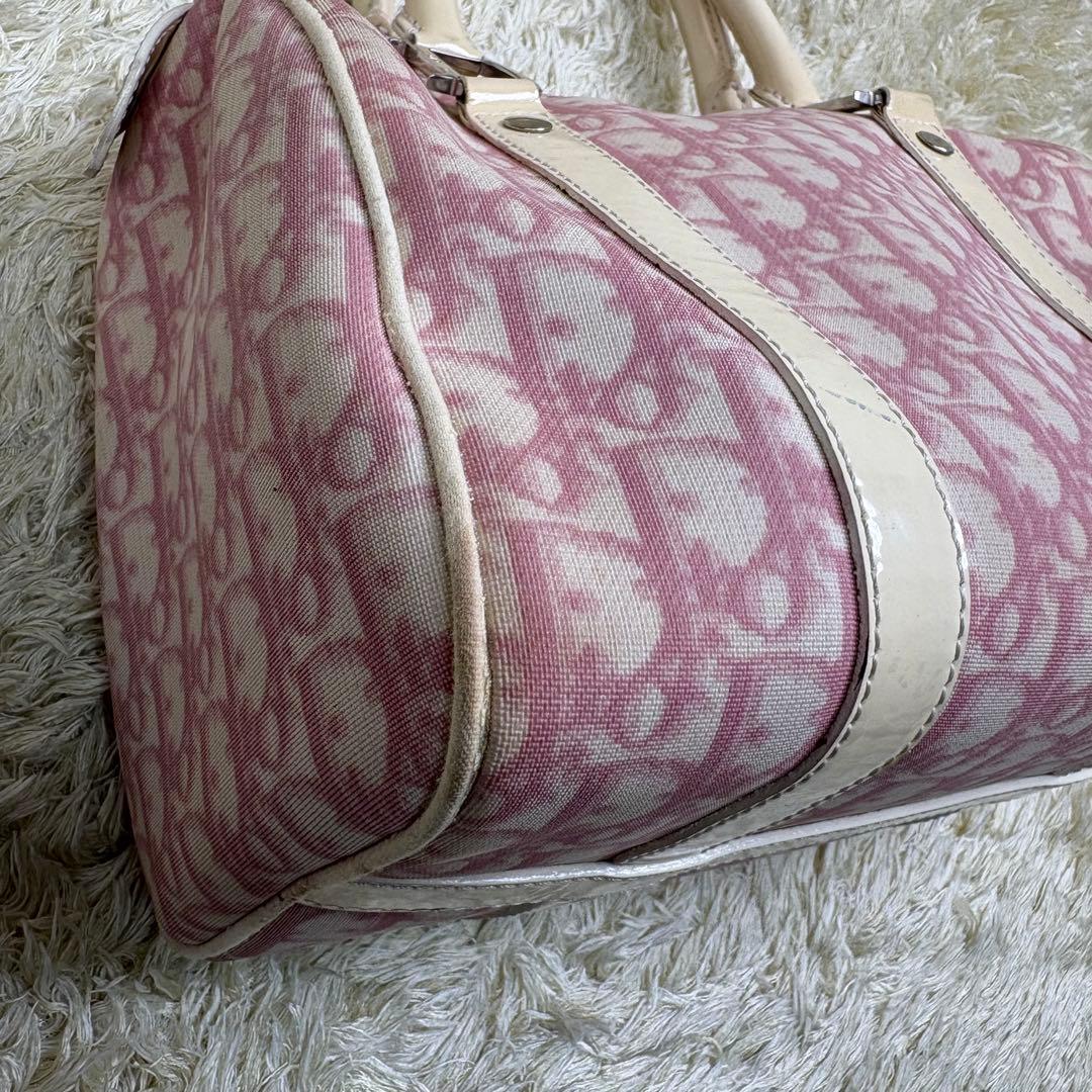 Dior トロッター　ミニボストン　pvcレザー 鍵カデナ付き