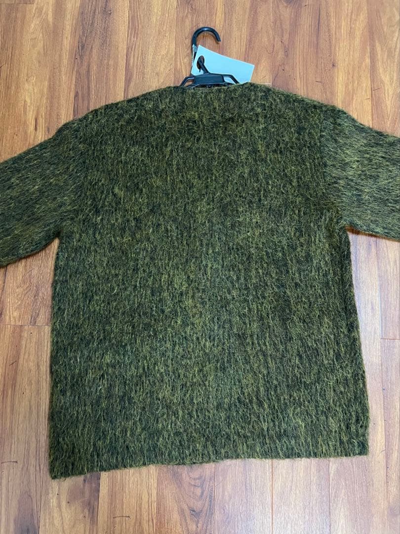 トップス OUR LEGACY CARDIGAN Olive Melange Mohair