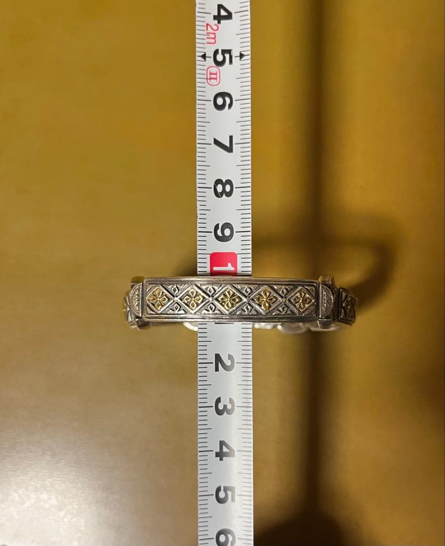 コンスタンティーノ konstantino シルバー18kゴールドブレスレット