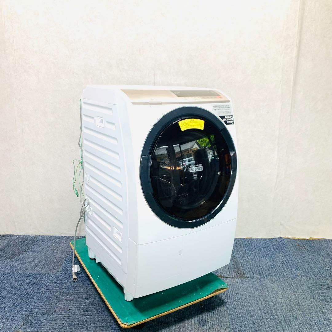 HITACHI ドラム式洗濯機 白 11kg BD-SV110CL 2019年