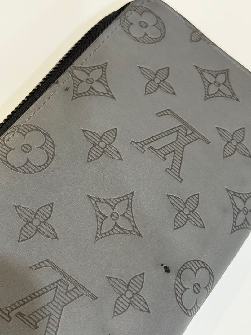 Louis Vuitton グレー 長財布 モノグラム ヴィトン