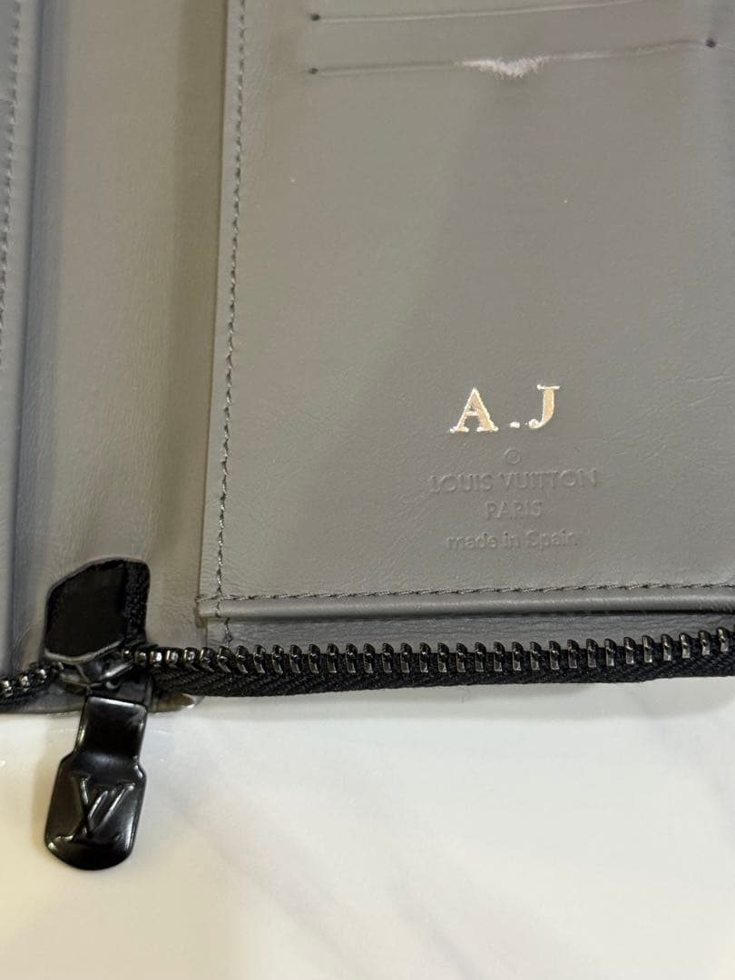 Louis Vuitton グレー 長財布 モノグラム ヴィトン