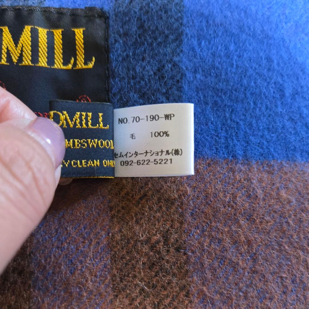 【美品】 TWEED MILL ツイードミル ストール
