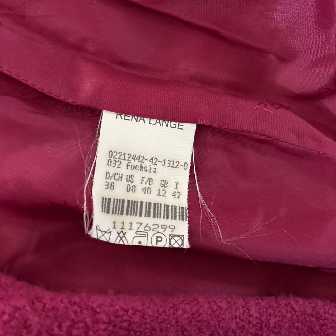 RENA LANGE レナランゲ　高級婦人服　美しいピンク　軽く暖かい　新品