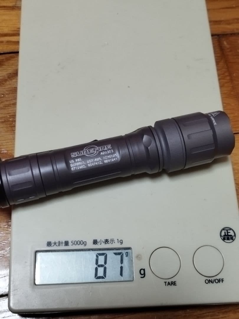 (J-30)SURE-FIRE LX2 LUMAMAXフラッシュライト　ユーズド