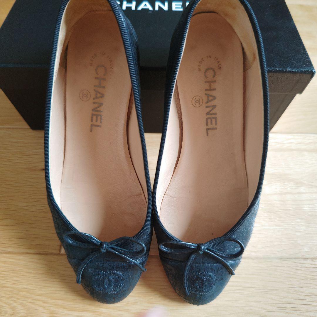フリマですCHANEL　バレリーナシューズ