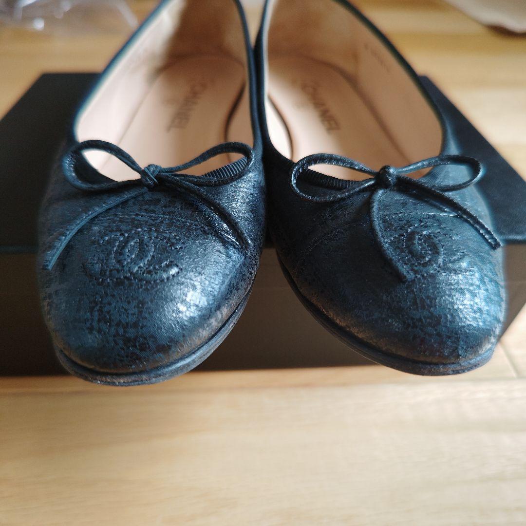 フリマですCHANEL　バレリーナシューズ