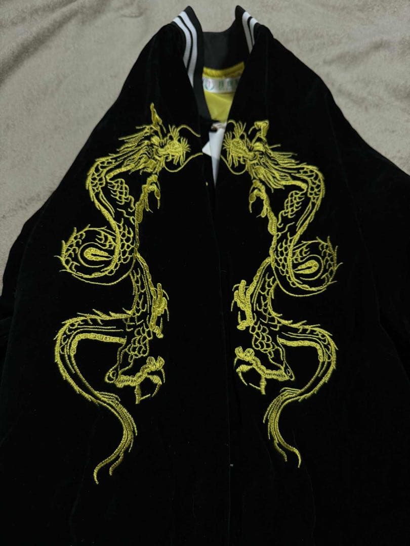 未使用 MOON EYES 別珍 龍日本 スカジャン unisex 美品 限定