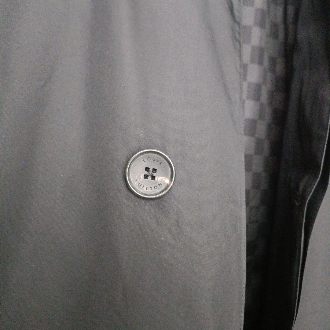 LOUIS VUITTON グレー ステンカラーコート