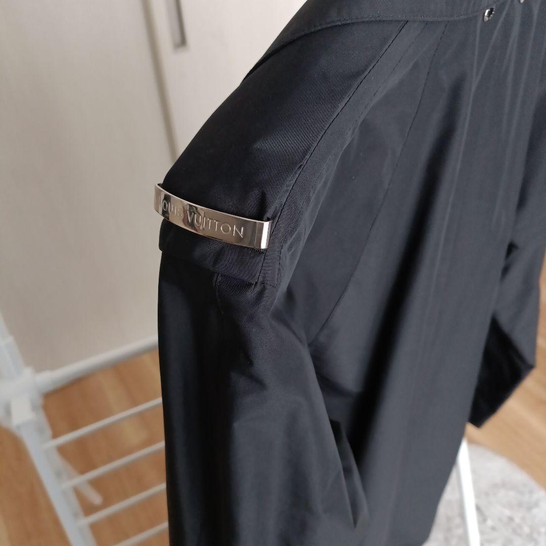 LOUIS VUITTON グレー ステンカラーコート