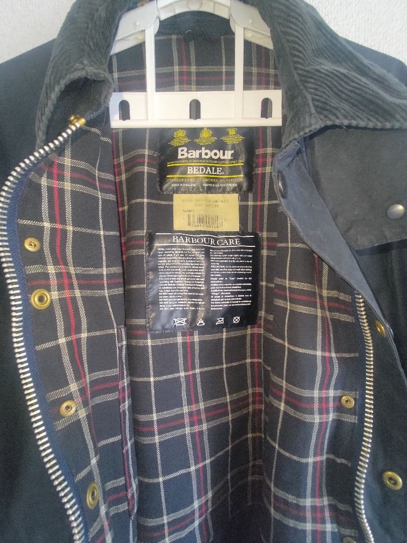 リプルーフ済 Barbour BEDALE 90sオイルドジャケット オイル缶付