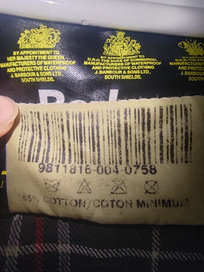 リプルーフ済 Barbour BEDALE 90sオイルドジャケット オイル缶付