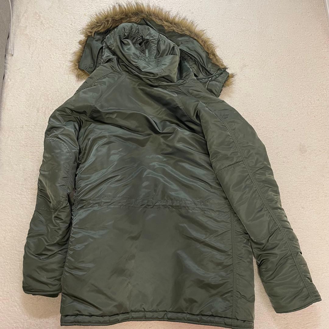 ALPHA INDUSTRIES N-3B フライトジャケットミリタリーグリーン