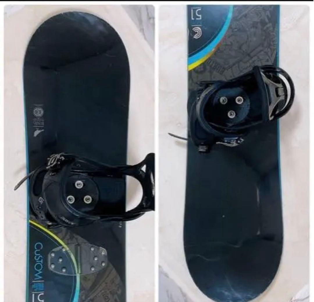 Burton custom 151 スノーボード ビンディングブーツ　3点セット