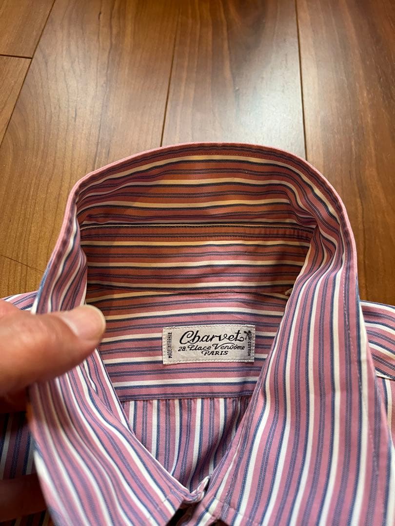 charvet マルチストライプ シャツ