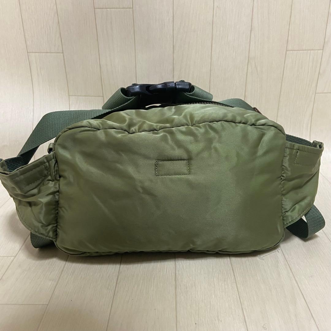 PORTER TANKER タンカー ウエストバッグ カーキ