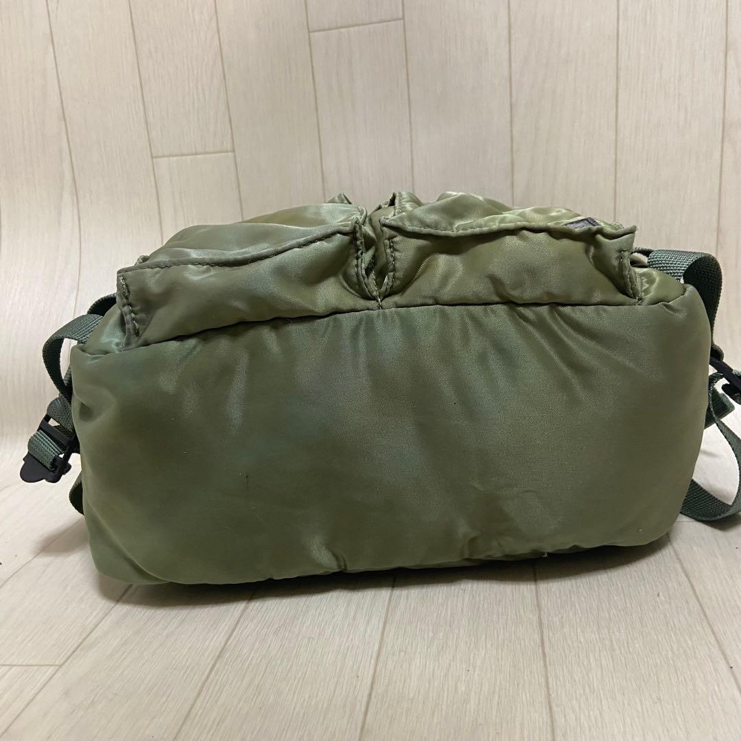 PORTER TANKER タンカー ウエストバッグ カーキ