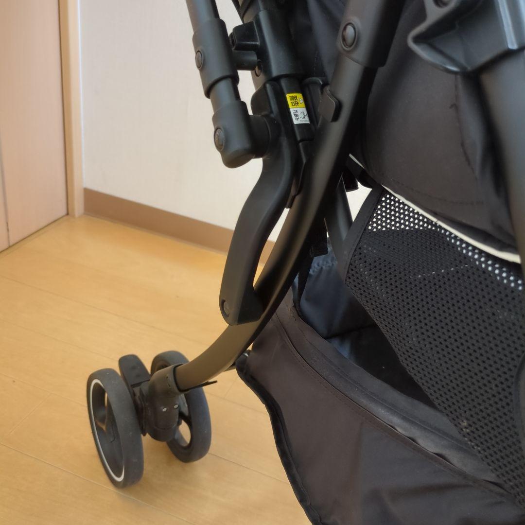 【美品】Aprica ベビーカー グレー ラクーナクッション