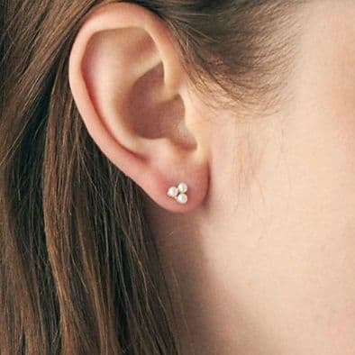 【極美品】ete エテ K18 パールピアス　箱付き　現行品