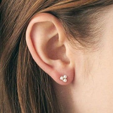 【極美品】ete エテ K18 パールピアス　箱付き　現行品