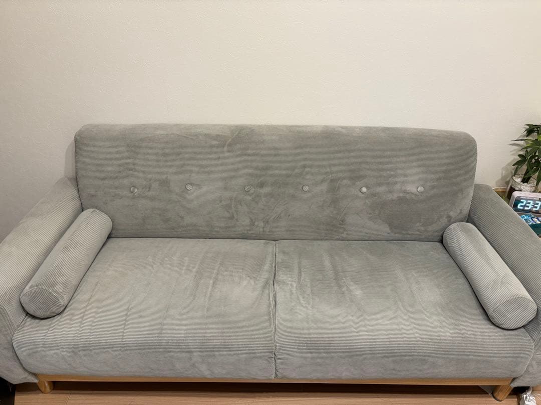 グレー ソファ 180cm