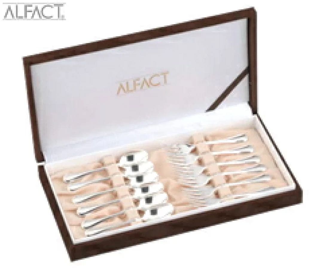 【新品】ALFACT 洋白銀器スプーンフォークセット 2.3万円⇨1.3万円