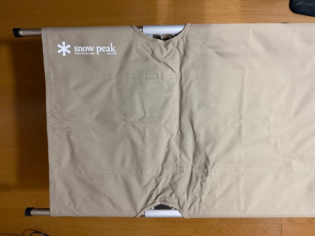 【未使用】スノーピークコット　ハイテンション　床面保護カバー付