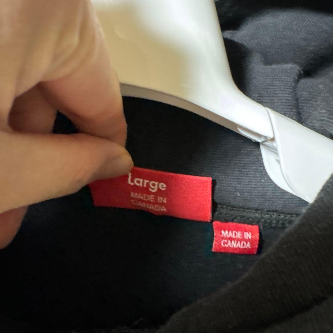 supreme カウズ　パーカー　ブラック　L