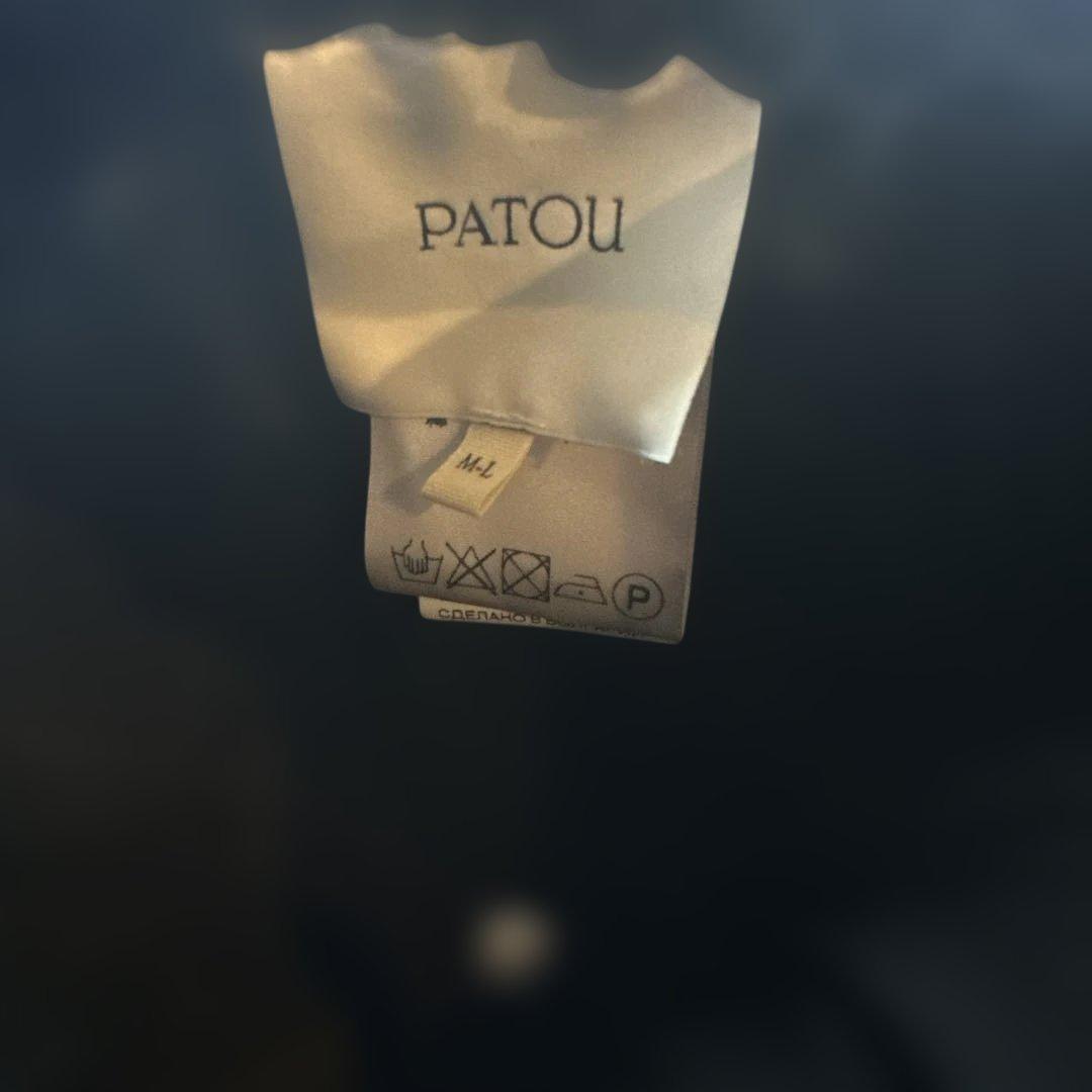 PATOU 黒 ベースボールキャップ
