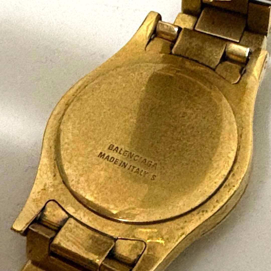 【格安】BALENCIAGA ゴールドブレスレット 時計風