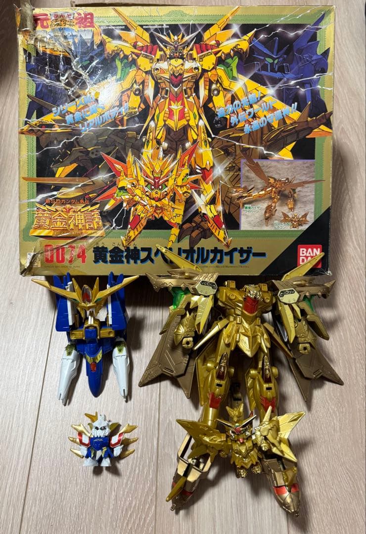 値下　SDガンダムBB戦士 黄金神スペリオルカイザー　& 太陽騎士ゴッドガンダム