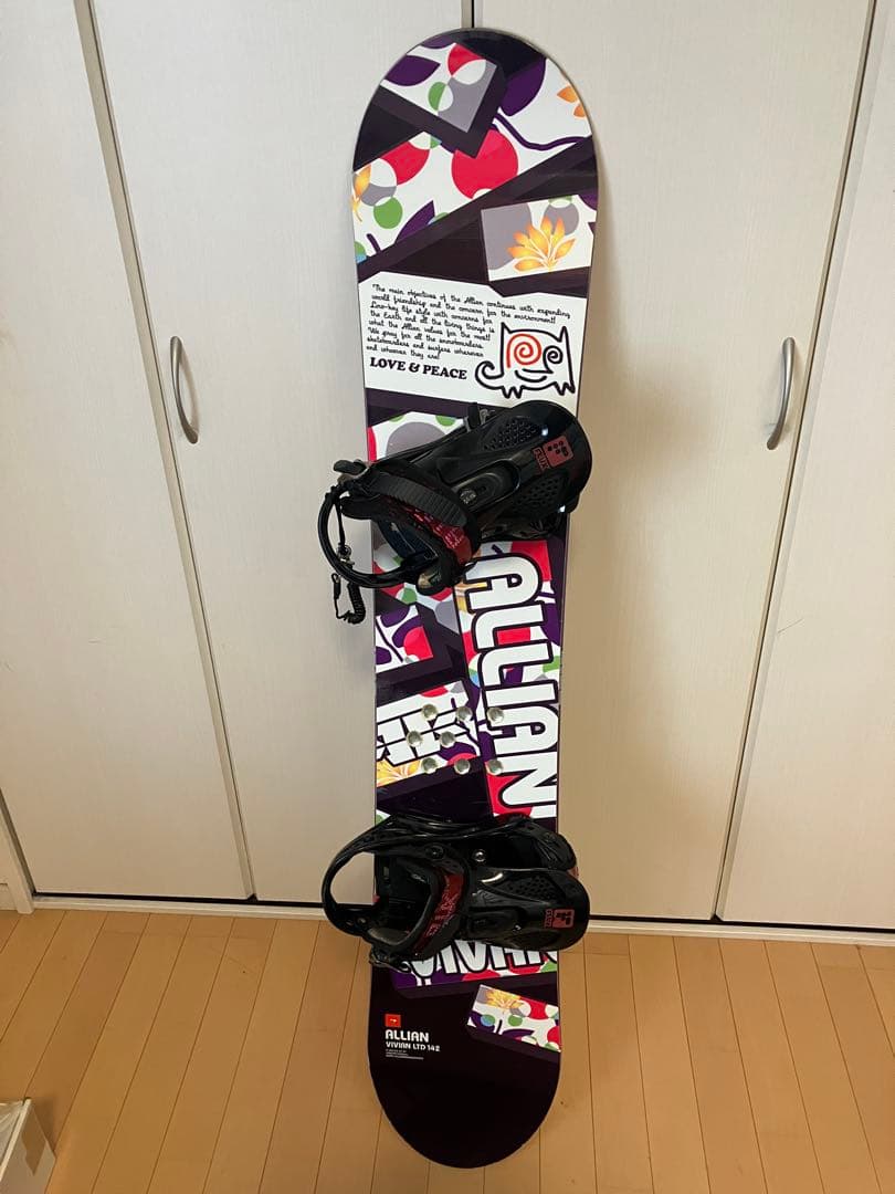 ALLIAN スノーボード VIVIANT LTD バインディング付き