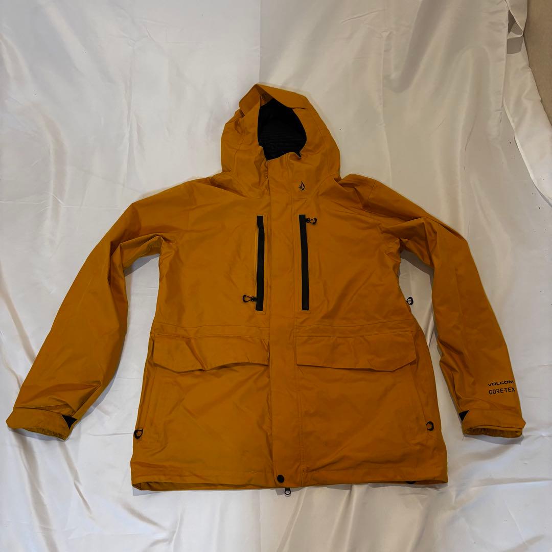 VOLCOM GORE-TEX ジャケット＆ビブパンツ Lサイズ　黄色