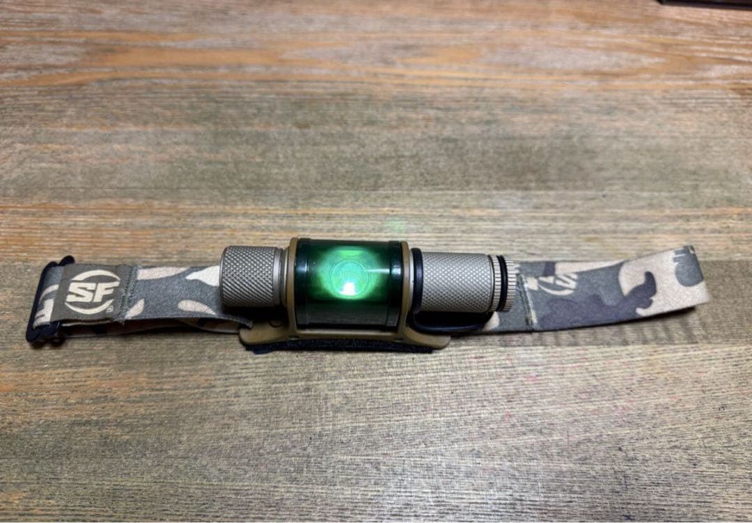 SureFire ヘッドランプ 迷彩（バンド部分）