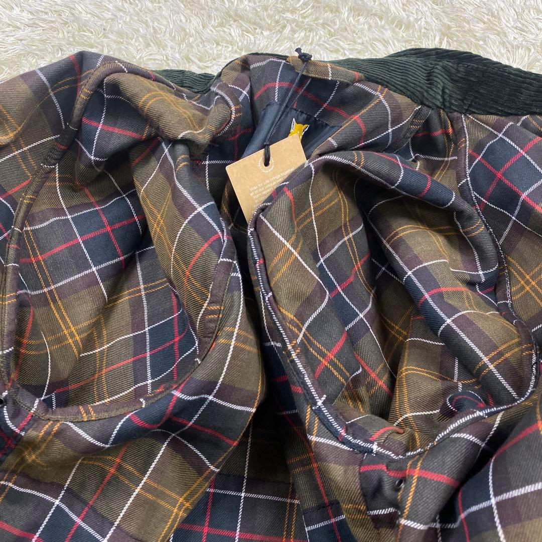 未使用品 Barbour メゾンキツネ ワックスジャケット S ビューフォート