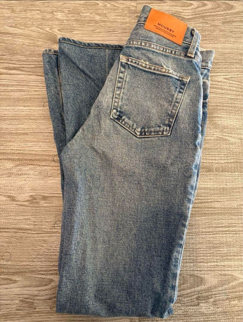 MOUSSY 24インチ ブーツカットデニム