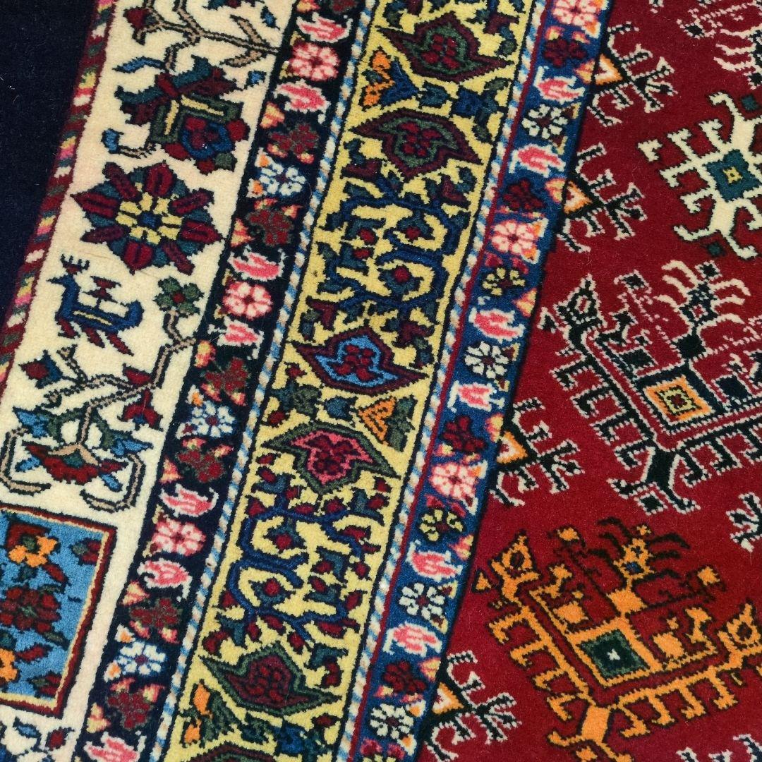 ペルシャ絨毯 新品 190x130 手織り クルド・産 persia