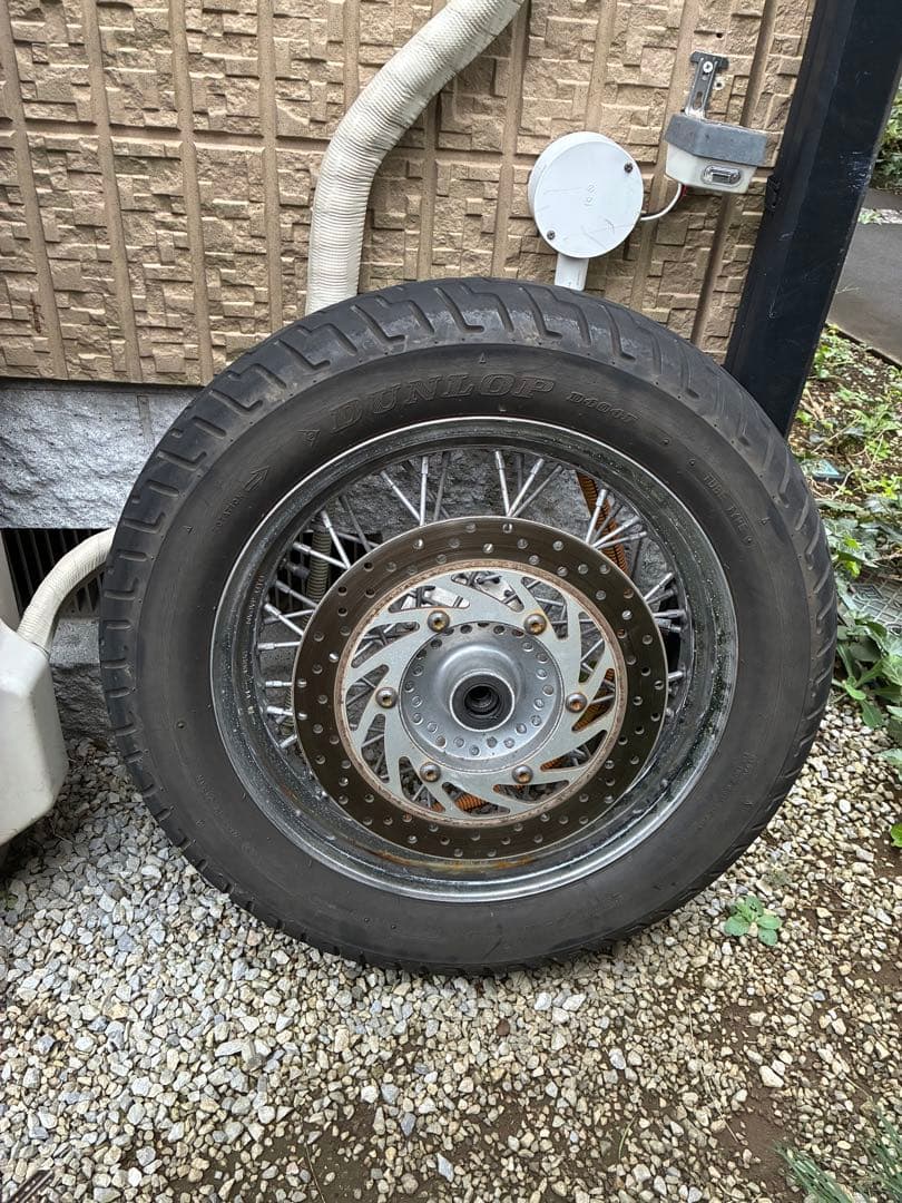 ドラッグスター400 (DS400) 16インチ スポークホイール・タイヤセット