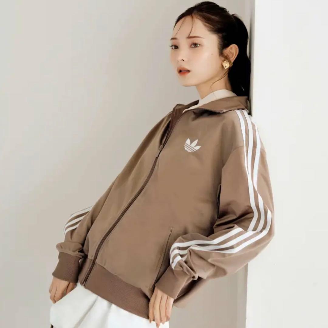 新品⭐️adidas スナイデル トラックジャケット XS モカブラウン×ホワイト
