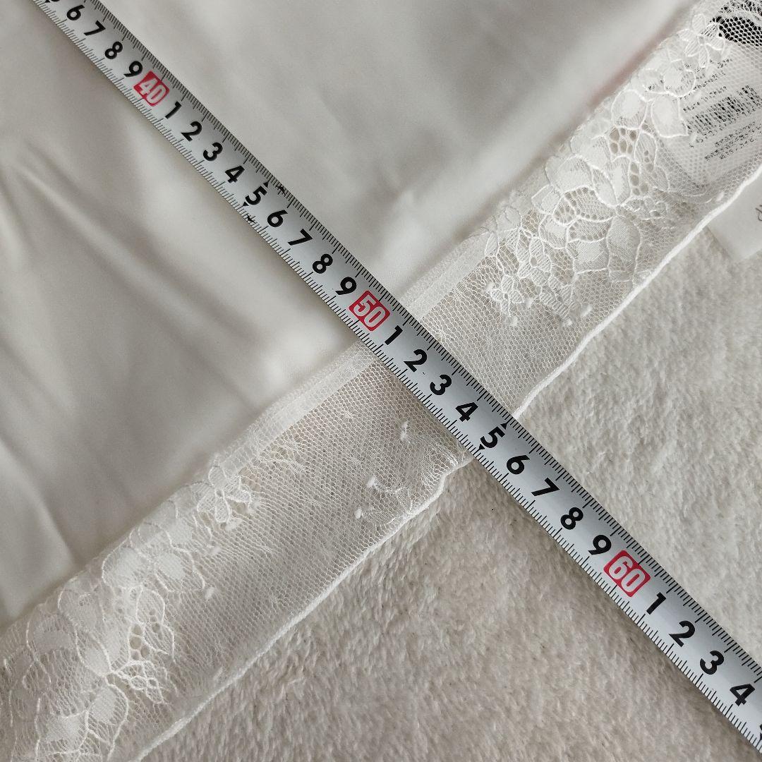 【新品】ANDWANG　スリップ　キャミソール　ショートパンツ付き　サイズS　白